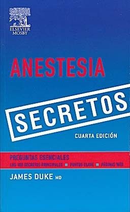 SECRETOS EN ANESTESIA 4º ED. 