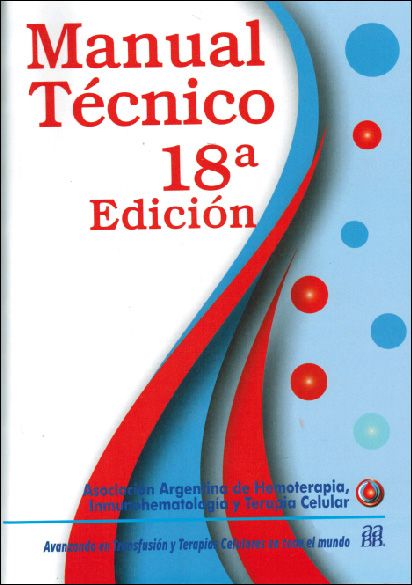 Manual Tecnico Hemoterapia 18° Ed.