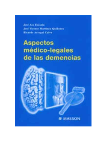 Aspectos Médico Legales de la Demencia